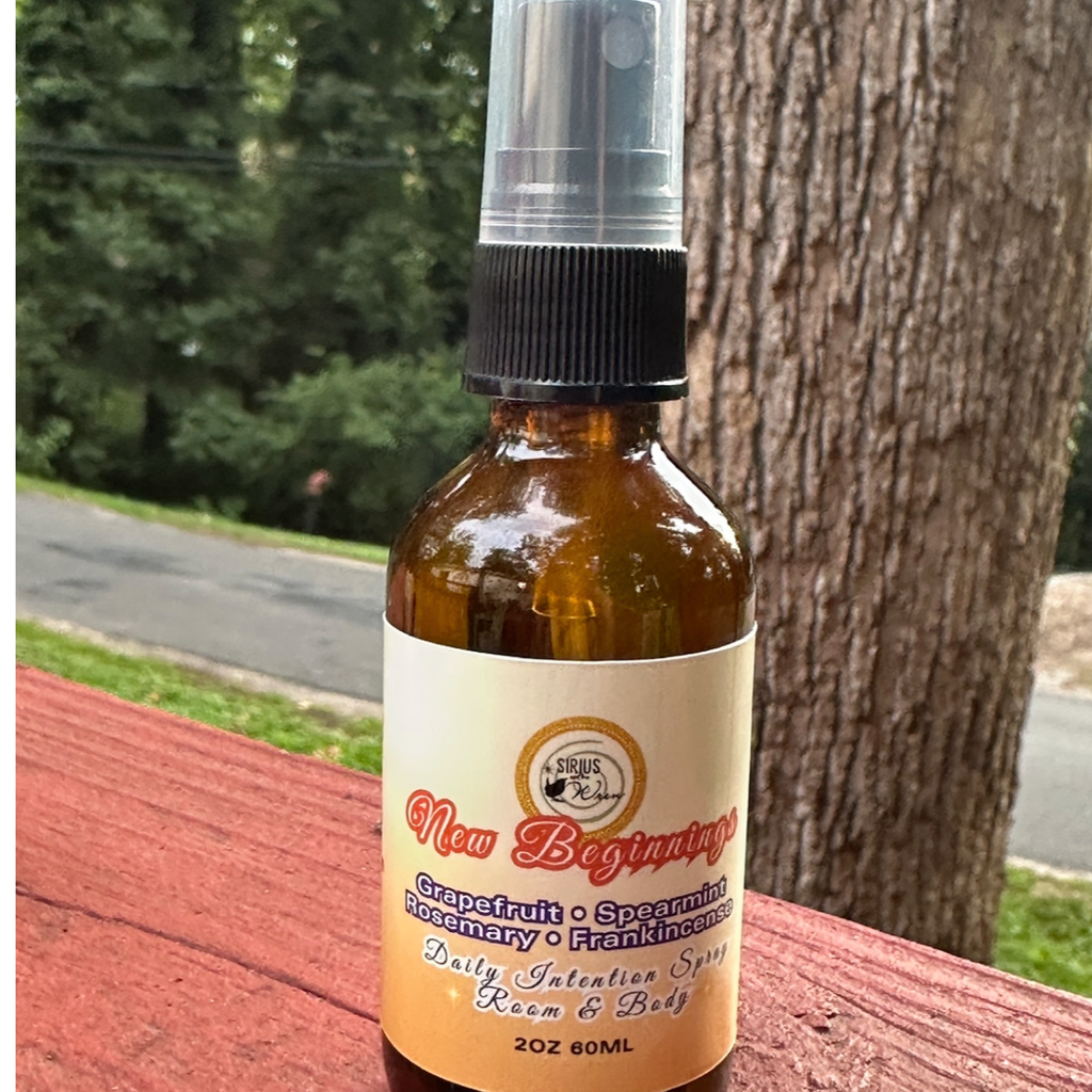 New Beginnings Daily Intention Spray, 2 oz, from Sirius and the Wren
