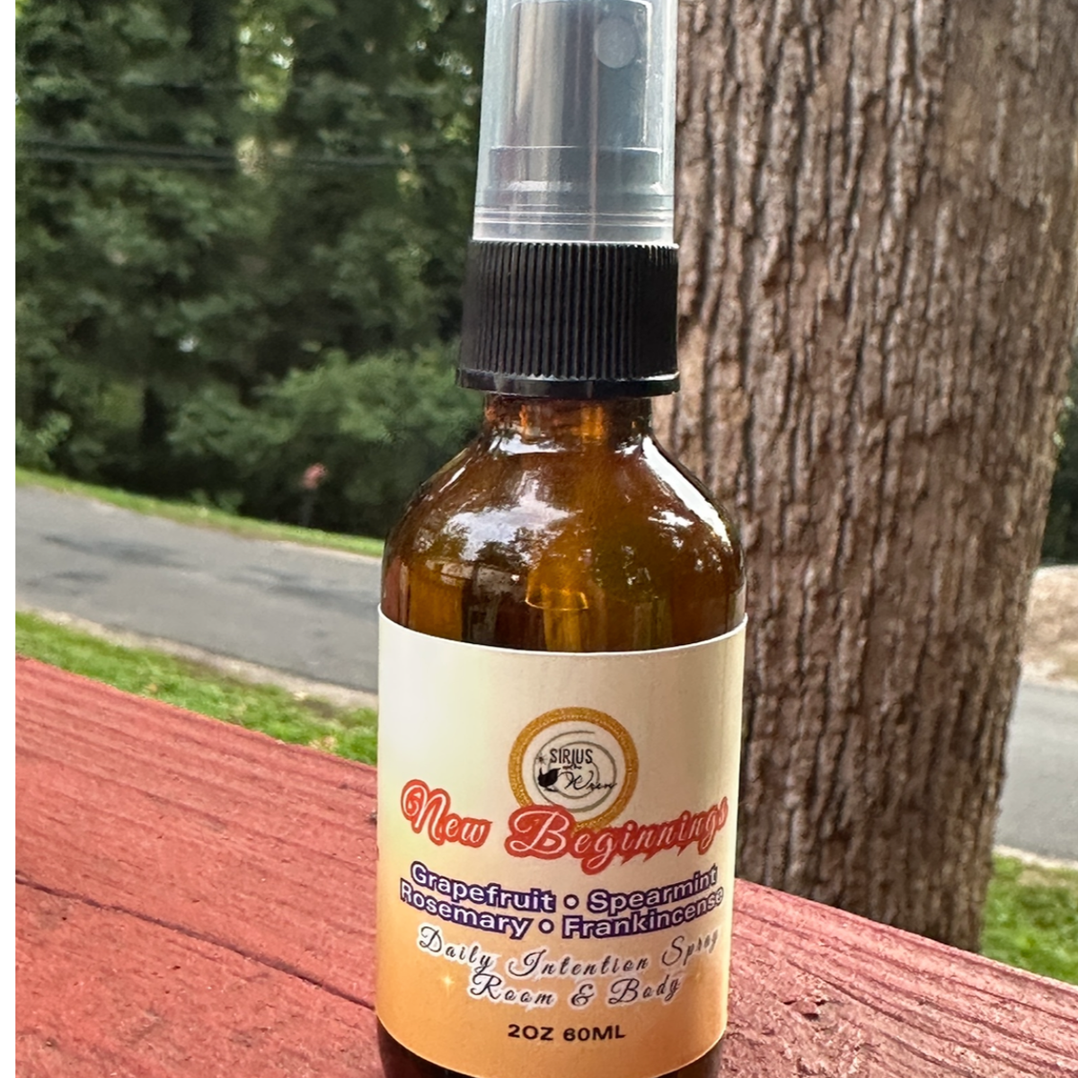 New Beginnings Daily Intention Spray, 2 oz, from Sirius and the Wren