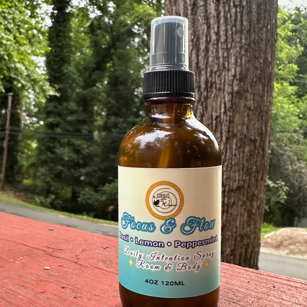 Focus + Flow Daily Intention Spray, 4 oz, from Sirius and the Wren