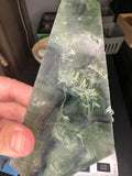 Rainbow Feather Fluorite Slab